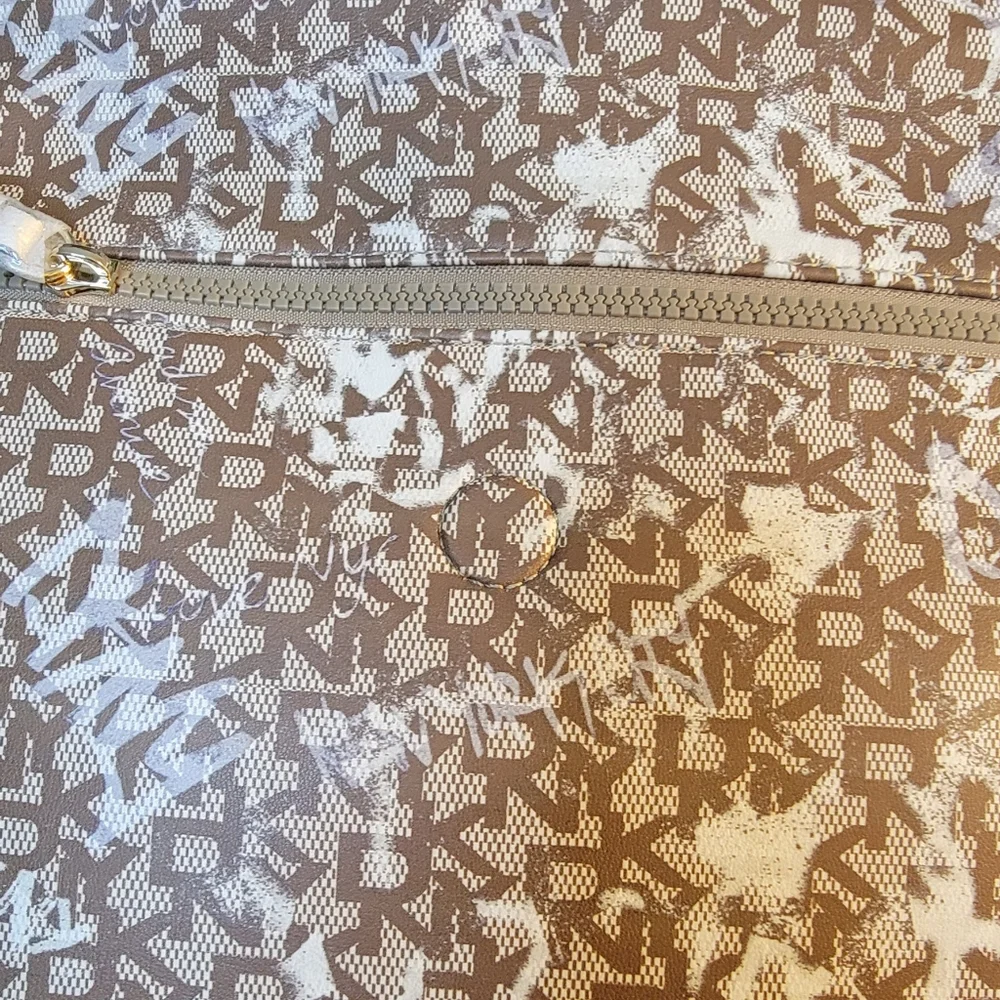 DKNY Brown and White Backpack - Picture 8 of 12